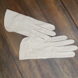 Vintage Embroidered Ladies Dress Party Cocktail Gloves